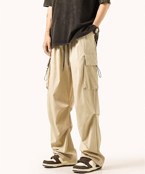BLANC FICELLE（ブランフィセル）の「ワイド　カーゴパンツ（カーゴパンツ・メンズ・ブラック/キャメル/ベージュ・L/XX-LARGE/XL/M）」の19枚目の写真