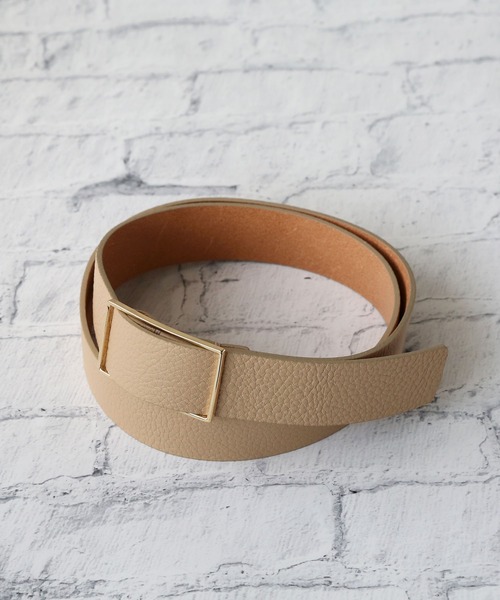 セール】スライドバックルレザーベルト（ベルト）｜colleca la