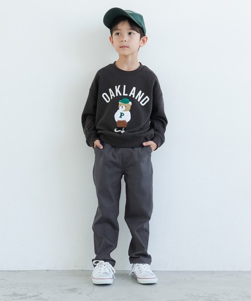 coca(coca)(コカ)の「キッズ ストレッチツイルストレートパンツ(その他パンツ・キッズ・ネイビー/ブラック/カーキ・110/120/130/140)」の12枚目の写真