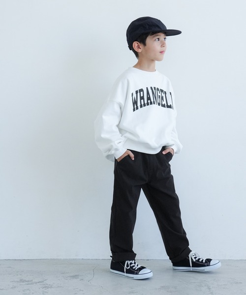 coca(coca)(コカ)の「キッズ ストレッチツイルストレートパンツ(その他パンツ・キッズ・ネイビー/ブラック/カーキ・110/120/130/140)」の9枚目の写真