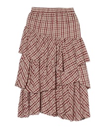 MILKFED. | PLAID TIERED SKIRT(スカート)