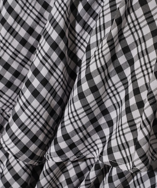 MILKFED.(ミルクフェド)の「PLAID TIERED SKIRT(スカート・レディース・ブラック/レッド/ライトブルー・ONE SIZE)」の10枚目の写真