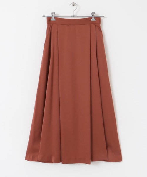 F by ROSSO　サテンフレアスカート : [アーバンリサーチ ロッソ] スカート F by ROSSO サテン