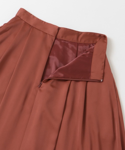 F by ROSSO　サテンフレアスカート : [アーバンリサーチ ロッソ] スカート F by ROSSO サテン