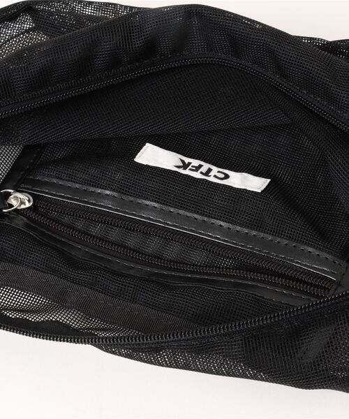 Doux archives（ドゥアルシーヴ）の「[コントロールフリーク]メッシュハーフムーンショルダー（ショルダーバッグ・レディース・ブラック/アイボリー・FREE）」の6枚目の写真