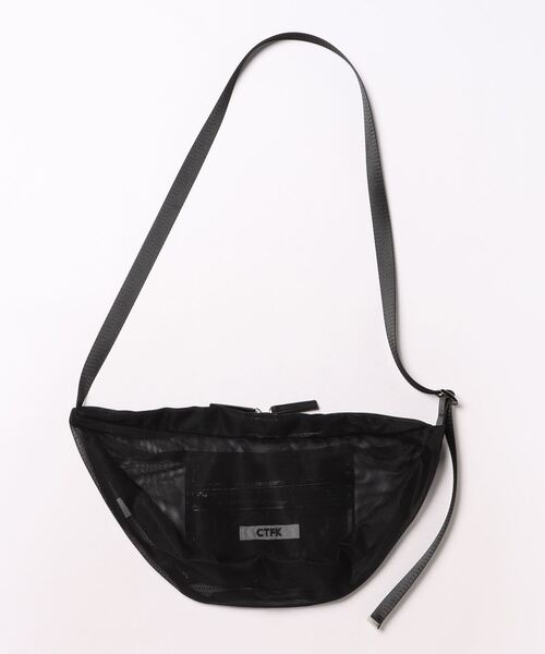 Doux archives（ドゥアルシーヴ）の「[コントロールフリーク]メッシュハーフムーンショルダー（ショルダーバッグ・レディース・ブラック/アイボリー・FREE）」の8枚目の写真