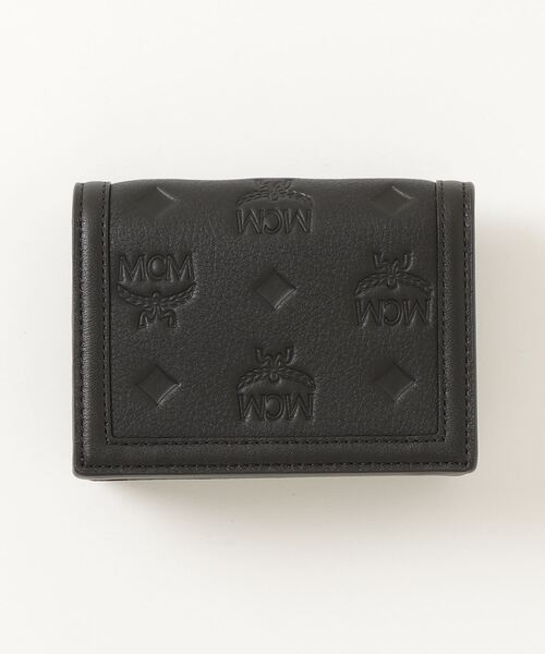 MCM（エムシーエム）の「Tracy ウォレット - モノグラムエンボスレザー（財布・メンズ・ブラック・MEDIUM）」の4枚目の写真
