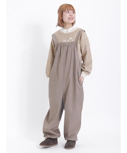 Samansa Mos2（サマンサ モスモス）の「前後着花柄ジャカードニットカーディガン（カーディガン/ボレロ・レディース・ベージュ/ミント/モカ・F）」の6枚目の写真