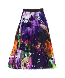 RADIO EVA A094 EVANGELION Graffiti Pleated Skirt by Cigarette-burns