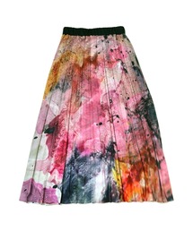 PR01.（ピーアールワン）の「RADIO EVA A094 EVANGELION Graffiti Pleated Skirt by Cigarette-burns（スカート）」