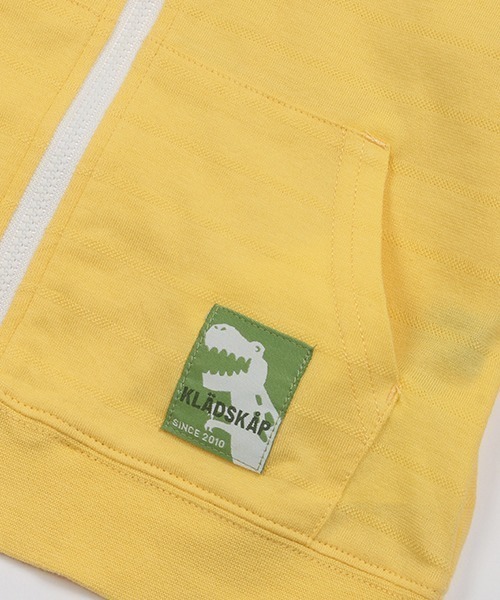 kladskap（クレードスコープ）の「恐竜長袖ジップパーカ（パーカー・キッズ・マスタード/サックスブルー・130cm/90cm/120cm/110cm/80ｃｍ/100cm）」の17枚目の写真