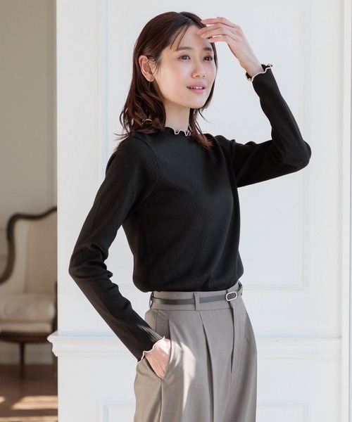 GLOBAL WORK（グローバルワーク）の「Beauteeメローリブ長袖