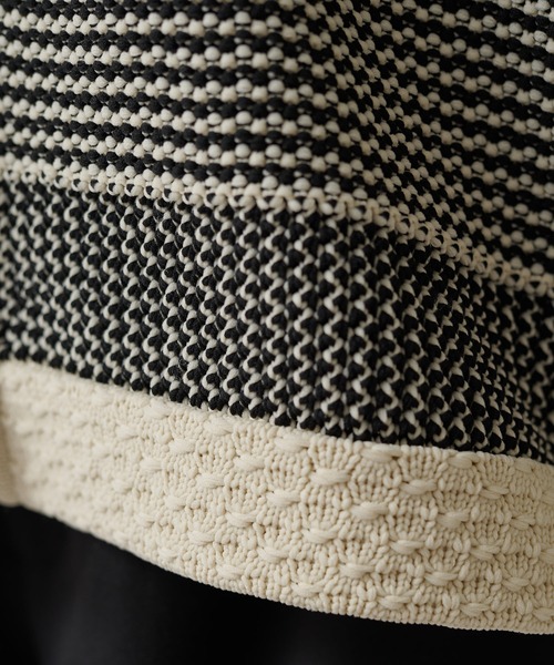 PUAL CE CIN（ピュアルセシン）の「ミックスジャガードカーディガン（カーディガン/ボレロ・レディース・ブラック系その他/ホワイト系その他・FREE）」の22枚目の写真