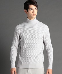 MONSIEUR NICOLE | 【ex/tra】ケーブル タートルネックニット(Tシャツ/カットソー)