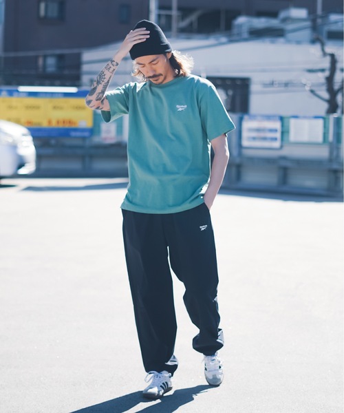 Reebok（リーボック）の「【Reebok/リーボック】レギュラーTシャツ/半袖ワンポイントロゴTシャツ（Tシャツ/カットソー・メンズ・グリーン系その他/グリーン/グレー系その他2/ホワイト/ダークブルー・MEDIUM/X-LARGE/LARGE/SMALL）」の6枚目の写真