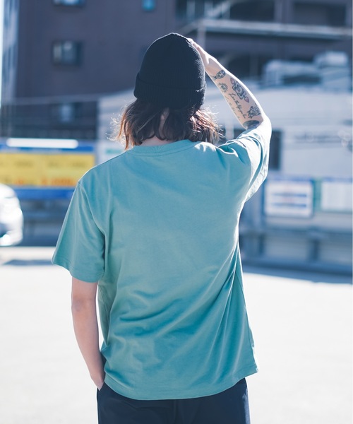 Reebok（リーボック）の「【Reebok/リーボック】レギュラーTシャツ/半袖ワンポイントロゴTシャツ（Tシャツ/カットソー・メンズ・グリーン系その他/グリーン/グレー系その他2/ホワイト/ダークブルー・MEDIUM/X-LARGE/LARGE/SMALL）」の10枚目の写真