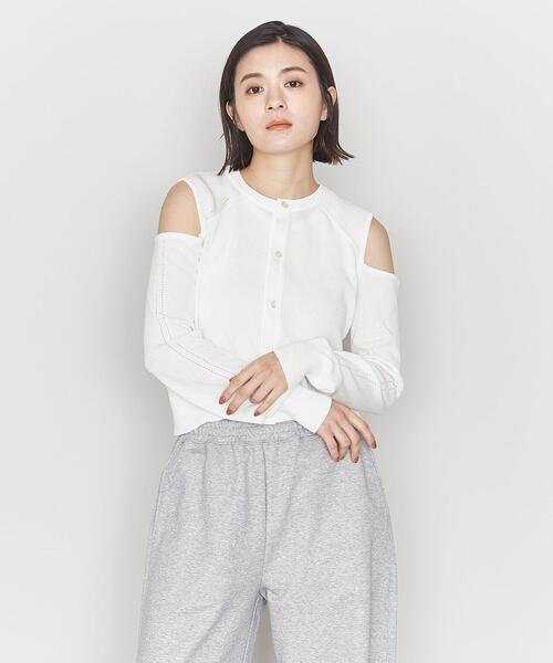 ASTRAET - アストラット-ASTRET-リブニットリアルファーカーディガン ASTRAET（アストラット）の「＜ASTRAET＞アイレット オープン