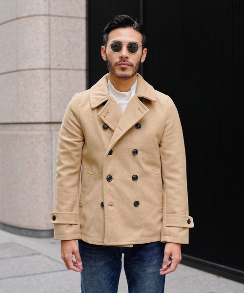 jiggys shop（ジギーズショップ）の「ダブルブレスト メルトン コート（その他アウター・メンズ・ブラック/キャメル・MEDIUM/LARGE）」の10枚目の写真