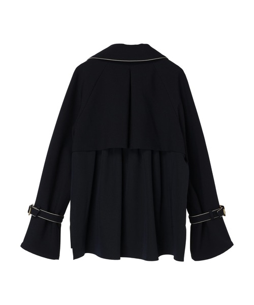 YECCA VECCA（イェッカヴェッカ）の「ショートトレンチコート（トレンチコート・レディース・アイボリー/ベージュ/ネイビー・FREE）」の19枚目の写真