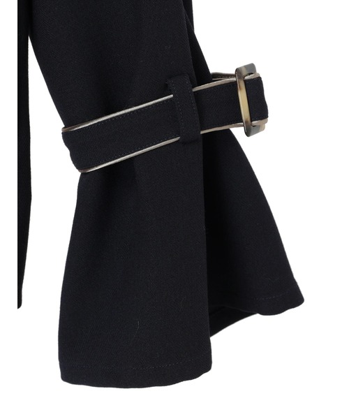 YECCA VECCA（イェッカヴェッカ）の「ショートトレンチコート（トレンチコート・レディース・アイボリー/ベージュ/ネイビー・FREE）」の12枚目の写真