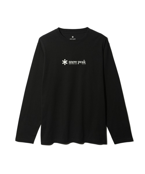 Snow Peak（スノーピーク）の「Soft Cotton Logo Long Sleeve T-Shirt（Tシャツ/カットソー・メンズ・ブルー系その他/ベージュ/ブラック/ホワイト/オレンジ・S/M/L/XL/XXL/1）」の21枚目の写真