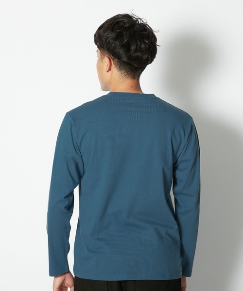 Snow Peak（スノーピーク）の「Soft Cotton Logo Long Sleeve T-Shirt（Tシャツ/カットソー・メンズ・ブルー系その他/ベージュ/ブラック/ホワイト/オレンジ・S/M/L/XL/XXL/1）」の15枚目の写真