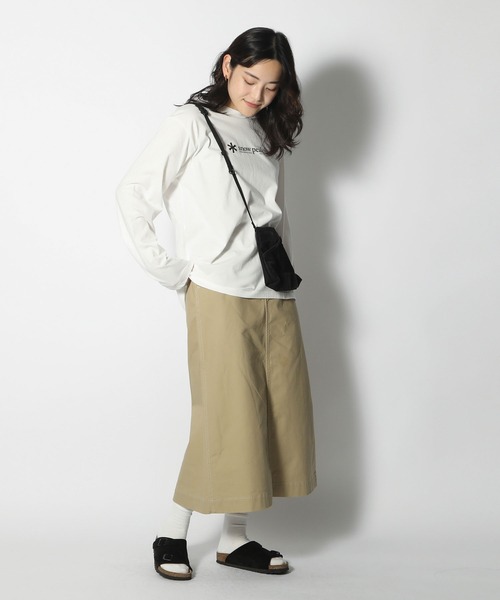 Snow Peak（スノーピーク）の「Soft Cotton Logo Long Sleeve T-Shirt（Tシャツ/カットソー・メンズ・ブルー系その他/ベージュ/ブラック/ホワイト/オレンジ・S/M/L/XL/XXL/1）」の12枚目の写真