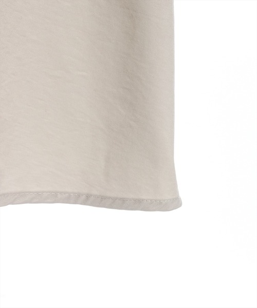 clear（クリア）の「布帛切替ハーフジップニットワンピース≪2024SS新作≫（ワンピース・レディース・ベージュ/ブラック・F）」の3枚目の写真