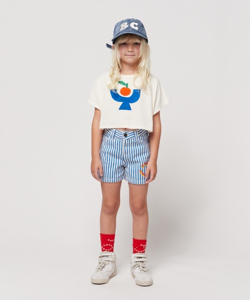 BOBO CHOSES(ボボショーズ)の「Bobo Choses Circle stripes woven shorts(その他パンツ・キッズ・ブルー・6-7YEAR/8Y-10Y/10Y-12Y/12Y-14Y/2y-3y/4-5YEAR)」の6枚目の写真