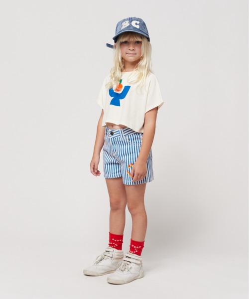 BOBO CHOSES(ボボショーズ)の「Bobo Choses Circle stripes woven shorts(その他パンツ・キッズ・ブルー・6-7YEAR/8Y-10Y/10Y-12Y/12Y-14Y/2y-3y/4-5YEAR)」の7枚目の写真