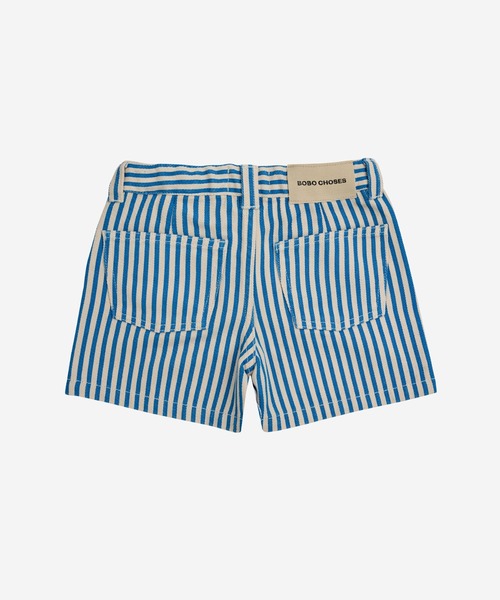 BOBO CHOSES(ボボショーズ)の「Bobo Choses Circle stripes woven shorts(その他パンツ・キッズ・ブルー・6-7YEAR/8Y-10Y/10Y-12Y/12Y-14Y/2y-3y/4-5YEAR)」の3枚目の写真