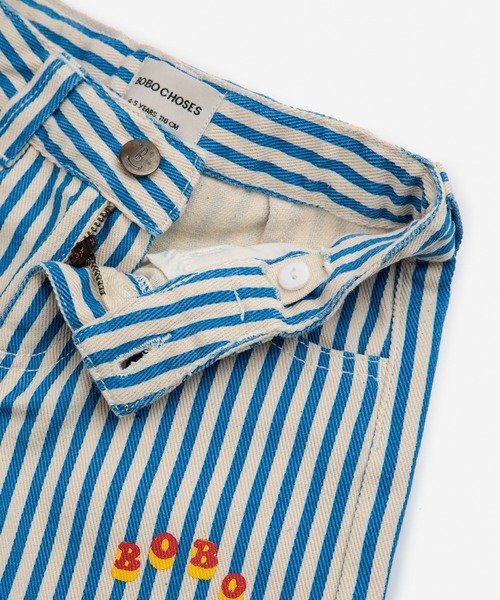 BOBO CHOSES(ボボショーズ)の「Bobo Choses Circle stripes woven shorts(その他パンツ・キッズ・ブルー・6-7YEAR/8Y-10Y/10Y-12Y/12Y-14Y/2y-3y/4-5YEAR)」の5枚目の写真