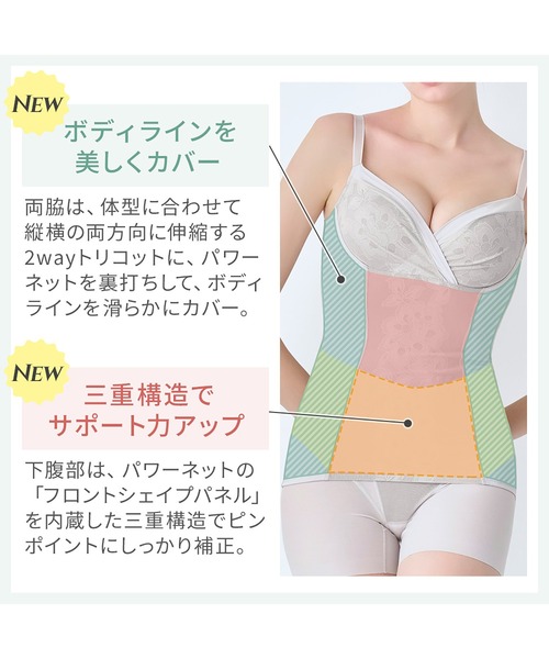 セール】はくだけ簡単!スタイルメイクブラキャミ24 ブラデリス カヤ