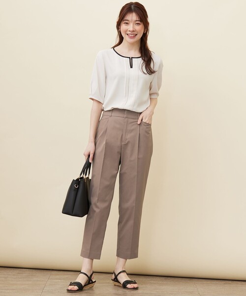 ANY SIS（エニィスィス）の「【洗える】フロントタックバイカラー ブラウス（シャツ/ブラウス・レディース・スカイブルー系/アイボリー系/ホワイト系・2）」の17枚目の写真