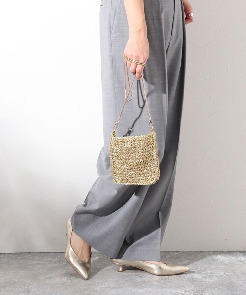NOLLEY’S(ノーリーズ)の「メタリック編みポシェット(ショルダーバッグ・レディース・ゴールド/シルバー・FREE)」の15枚目の写真