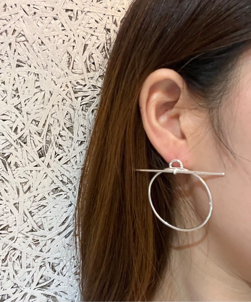 blatto 925silver】ピアス 両耳用 bla-pierce-anchor-1a（ピアス（両耳