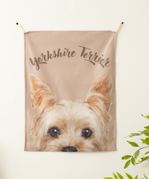 セール】Miart 犬デザイン ファブリックポスター 壁掛け タペストリー