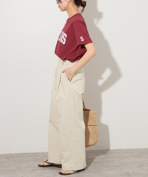 JOURNAL STANDARD relume ベルト付きタックチノパンツ JOURNAL STANDARD relume（ジャーナルスタンダード レリューム