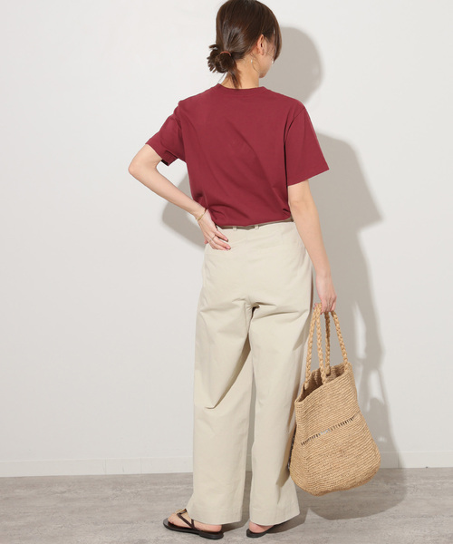 JOURNAL STANDARD relume(ジャーナルスタンダード レリューム)の「ソフトコットンタックチノパンツ(チノパンツ・レディース・ネイビー/ベージュ系その他/ピンク系その他・38/36)」の6枚目の写真