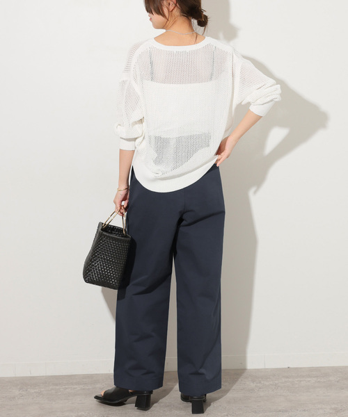 JOURNAL STANDARD relume(ジャーナルスタンダード レリューム)の「ソフトコットンタックチノパンツ(チノパンツ・レディース・ネイビー/ベージュ系その他/ピンク系その他・38/36)」の13枚目の写真