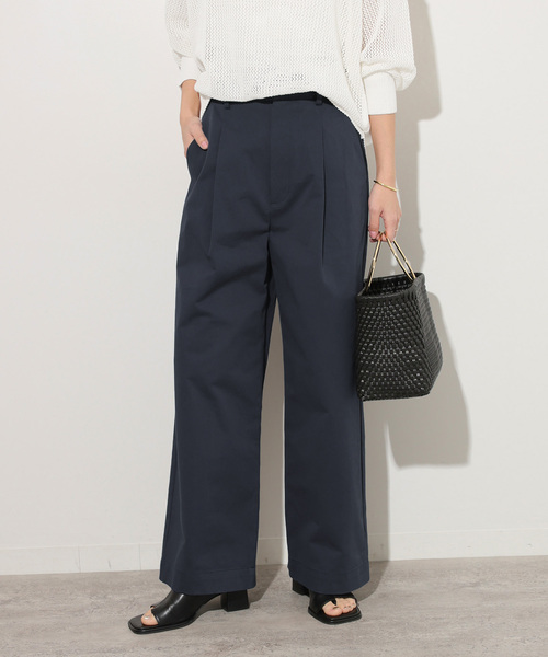 JOURNAL STANDARD relume(ジャーナルスタンダード レリューム)の「ソフトコットンタックチノパンツ(チノパンツ・レディース・ネイビー/ベージュ系その他/ピンク系その他・38/36)」の14枚目の写真