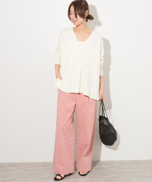 JOURNAL STANDARD relume(ジャーナルスタンダード レリューム)の「ソフトコットンタックチノパンツ(チノパンツ・レディース・ネイビー/ベージュ系その他/ピンク系その他・38/36)」の18枚目の写真