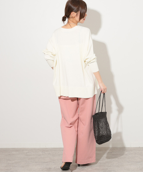 JOURNAL STANDARD relume(ジャーナルスタンダード レリューム)の「ソフトコットンタックチノパンツ(チノパンツ・レディース・ネイビー/ベージュ系その他/ピンク系その他・38/36)」の21枚目の写真