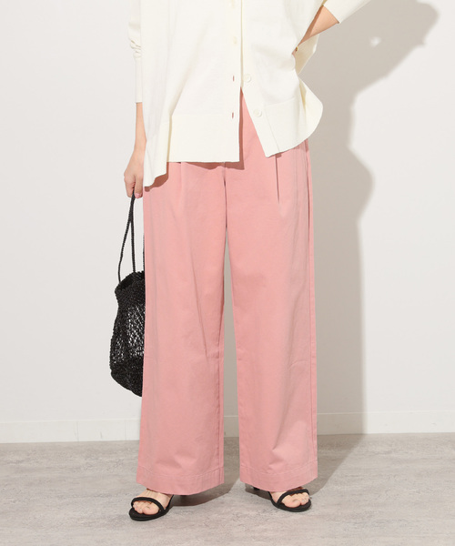 JOURNAL STANDARD relume(ジャーナルスタンダード レリューム)の「ソフトコットンタックチノパンツ(チノパンツ・レディース・ネイビー/ベージュ系その他/ピンク系その他・38/36)」の22枚目の写真