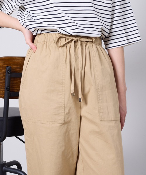 Chez toi（シェトワ）の「ウエスト総ゴムベイカーワイドパンツ