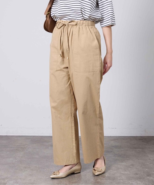Chez toi（シェトワ）の「ウエスト総ゴムベイカーワイドパンツ（その他パンツ・レディース・ブラック/ベージュ/カーキ・FREE）」の14枚目の写真
