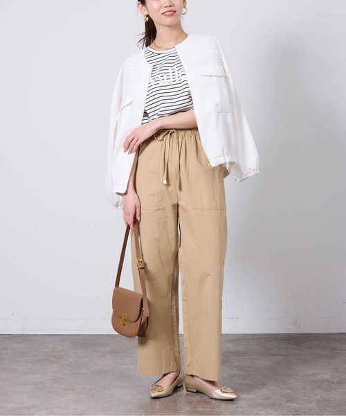 Chez toi（シェトワ）の「ウエスト総ゴムベイカーワイドパンツ（その他パンツ・レディース・ブラック/ベージュ/カーキ・FREE）」の19枚目の写真