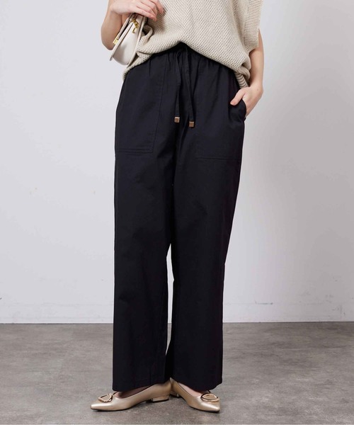 Chez toi（シェトワ）の「ウエスト総ゴムベイカーワイドパンツ（その他パンツ・レディース・ブラック/ベージュ/カーキ・FREE）」の4枚目の写真