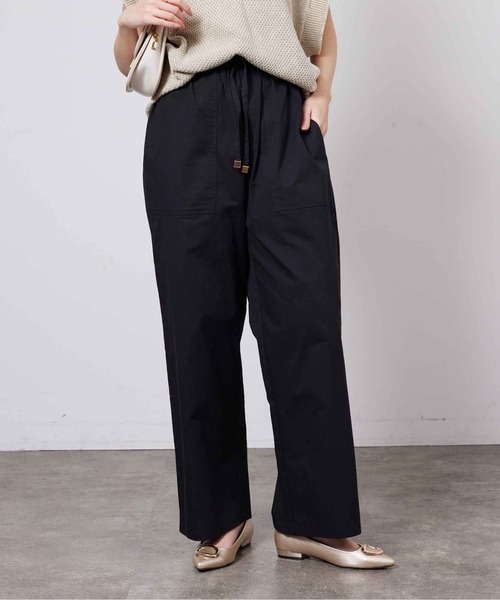 Chez toi（シェトワ）の「ウエスト総ゴムベイカーワイドパンツ（その他パンツ・レディース・ブラック/ベージュ/カーキ・FREE）」の5枚目の写真