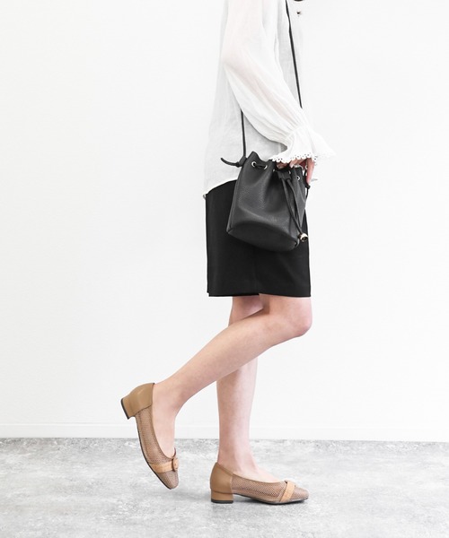 masyugirl(マシュガール)の「【4E幅広・大きいサイズ】2.5cmヒール メッシュパンプス(パンプス・レディース・ブラック/アイボリー/ブラウン・23.5cm/24.0cm/24.5cm/25.0cm/25.5cm/26.0cm/26.5cm)」の13枚目の写真